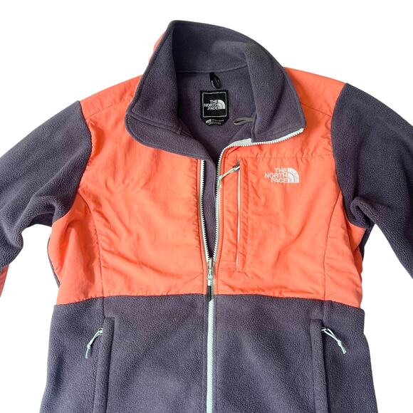 The North Face Women’s Retro Denali Fleece Jacket Large Orange Purple Polartec - Picture 1 of 13